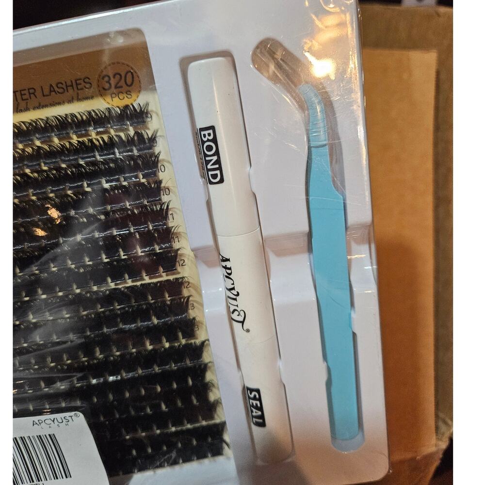 Apcyust DIY Lash Clusters Kit ~ 320 PCS ~ Bond & Seal Adhesive ~ Applicator Tool - Picture 4 of 4